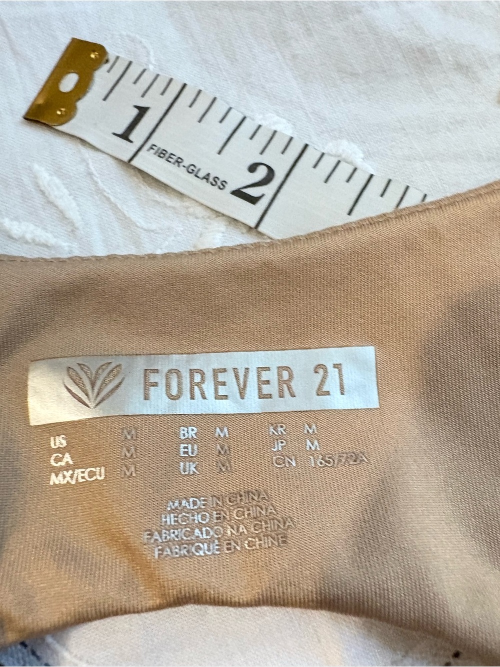 Forever 21 Active Tan Cutout Biker Romper One Piece Size Medium - Picture 6 of 7
